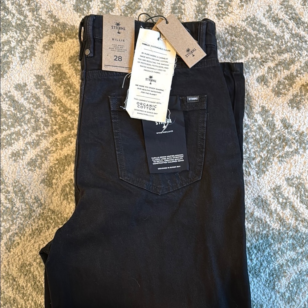 Thrills High Waist Black Jeans